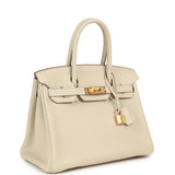 Hermes Birkin 30 Craie Togo Gold Hardware