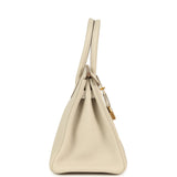 Hermes Birkin 30 Craie Togo Gold Hardware