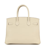 Hermes Birkin 30 Craie Togo Gold Hardware