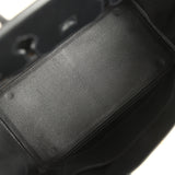 Vintage Hermes Birkin 35 Black Box Brushed Gold Hardware