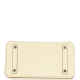 Hermes Birkin 25 Nata Ostrich Gold Hardware