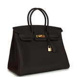 Hermes Birkin 35 Bai-Brun Togo Gold Hardware