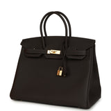 Hermes Birkin 35 Bai-Brun Togo Gold Hardware