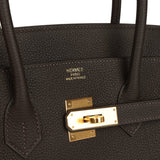 Hermes Birkin 35 Bai-Brun Togo Gold Hardware