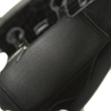 Hermes Birkin 25 Black Shiny Niloticus Crocodile Palladium Hardware - Thumbnail View 8