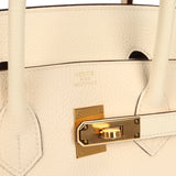 Hermes Birkin 35 Nata Clemence Gold Hardware
