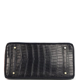 Hermes Birkin 35 Bleu Indigo Matte Alligator Gold Hardware