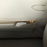 Hermes Special Order (HSS) Birkin 35 Etain Verso Togo Rose Gold Hardware