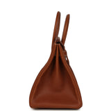 Hermes Birkin 35 Fauve Barenia Faubourg Palladium Hardware