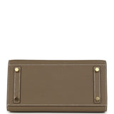 Hermes Birkin Sellier 25 Etoupe Epsom Gold Hardware