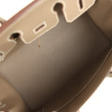 Hermes Birkin Sellier 25 Etoupe Epsom Gold Hardware