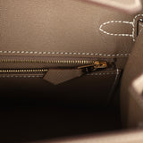 Hermes Birkin Sellier 25 Etoupe Epsom Gold Hardware