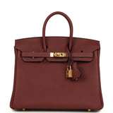 Hermes Birkin 25 Rouge H Togo Gold Hardware - Thumbnail View 1