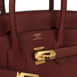 Hermes Birkin 25 Rouge H Togo Gold Hardware - Thumbnail View 7