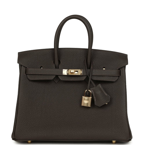 Hermes Birkin 25 Bai-Brun Togo Permabrass Hardware