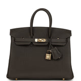 Hermes Birkin 25 Bai-Brun Togo Permabrass Hardware