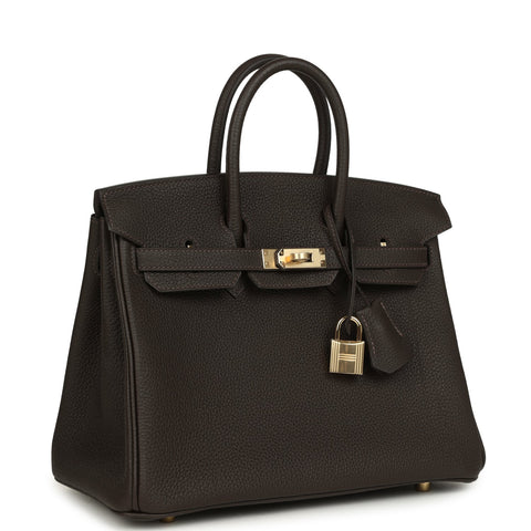Hermes Birkin 25 Bai-Brun Togo Permabrass Hardware