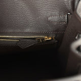 Hermes Birkin 25 Bai-Brun Togo Permabrass Hardware