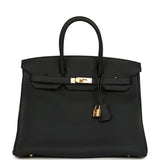 Hermes Birkin 35 Black Togo Gold Hardware - Thumbnail View 1