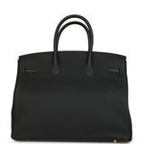 Hermes Birkin 35 Black Togo Gold Hardware - Thumbnail View 5