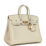 Hermes Birkin 25 Craie Togo Gold Hardware - Thumbnail View 2