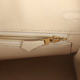 Hermes Birkin 25 Craie Togo Gold Hardware - Thumbnail View 9