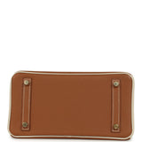 Hermes Special Order (HSS) Birkin 25 Gold and Craie Togo Gold Hardware