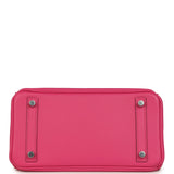 Hermes Birkin 25 Rose Shocking Swift Palladium Hardware