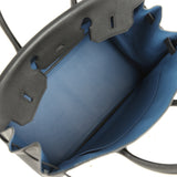 Pre-owned Hermes Birkin 35 Black Verso Togo Palladium Hardware