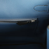 Pre-owned Hermes Birkin 35 Black Verso Togo Palladium Hardware