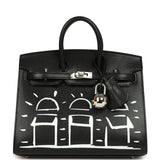 Hermes "Disco" Faubourg Birkin Sellier 20 Black Chevre Chamkila Palladium Hardware