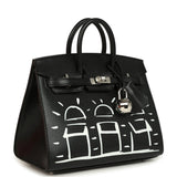 Hermes "Disco" Faubourg Birkin Sellier 20 Black Chevre Chamkila Palladium Hardware