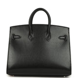 Hermes "Disco" Faubourg Birkin Sellier 20 Black Chevre Chamkila Palladium Hardware