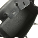 Hermes "Disco" Faubourg Birkin Sellier 20 Black Chevre Chamkila Palladium Hardware