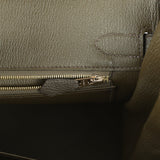Hermes Birkin 30 Eucalyptus Togo Gold Hardware