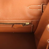 Vintage Hermes Birkin 35 Gold Togo Gold Hardware