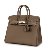 Hermes Birkin 25 Etoupe Togo Brushed Palladium Hardware