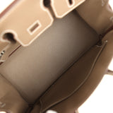 Hermes Birkin 25 Etoupe Togo Brushed Palladium Hardware