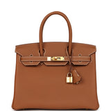 Hermes Birkin 30 Gold Togo Gold Hardware