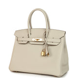 Hermes Birkin 30 Craie Togo Gold Hardware