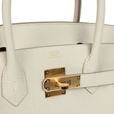 Hermes Birkin 30 Craie Togo Gold Hardware