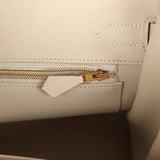 Hermes Birkin 30 Craie Togo Gold Hardware