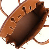 Pre-owned Hermes Birkin 25 Gold Togo Gold Hardware