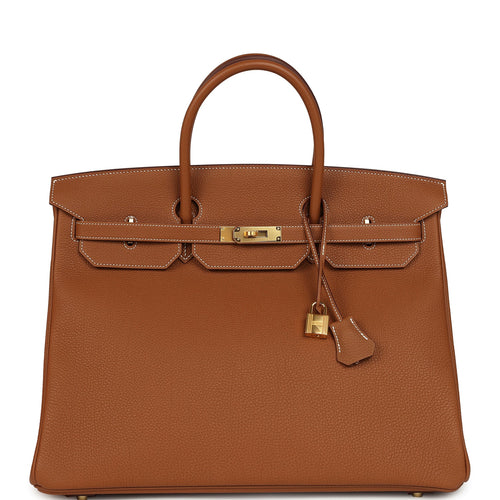 Hermes Birkin 40 Gold Togo Gold Hardware