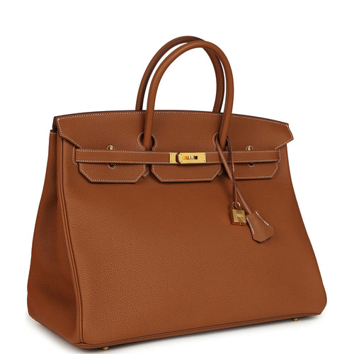 Hermes Birkin 40 Gold Togo Gold Hardware