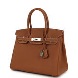 Hermes Birkin 30 Gold Togo Palladium Hardware - Thumbnail View 2