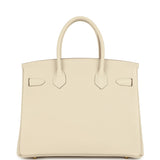 Hermes Special Order (HSS) Birkin 30 Craie Togo Permabrass Hardware
