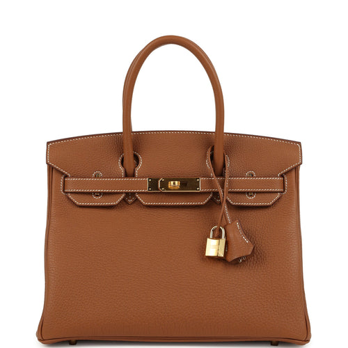 Hermes Birkin 30 Gold Togo Gold Hardware