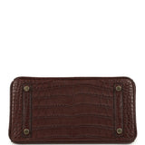 Hermes Birkin 25 Havane Matte Alligator Gold Hardware