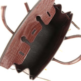 Hermes Birkin 25 Havane Matte Alligator Gold Hardware